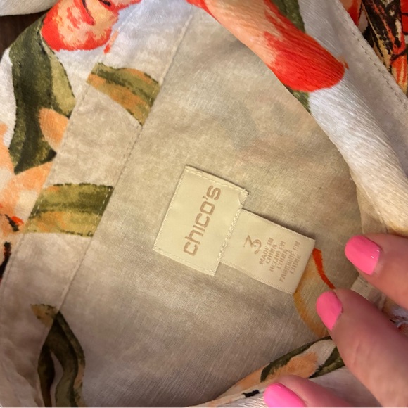 Chico's Spring Lily Tunic - Picture 3 of 4